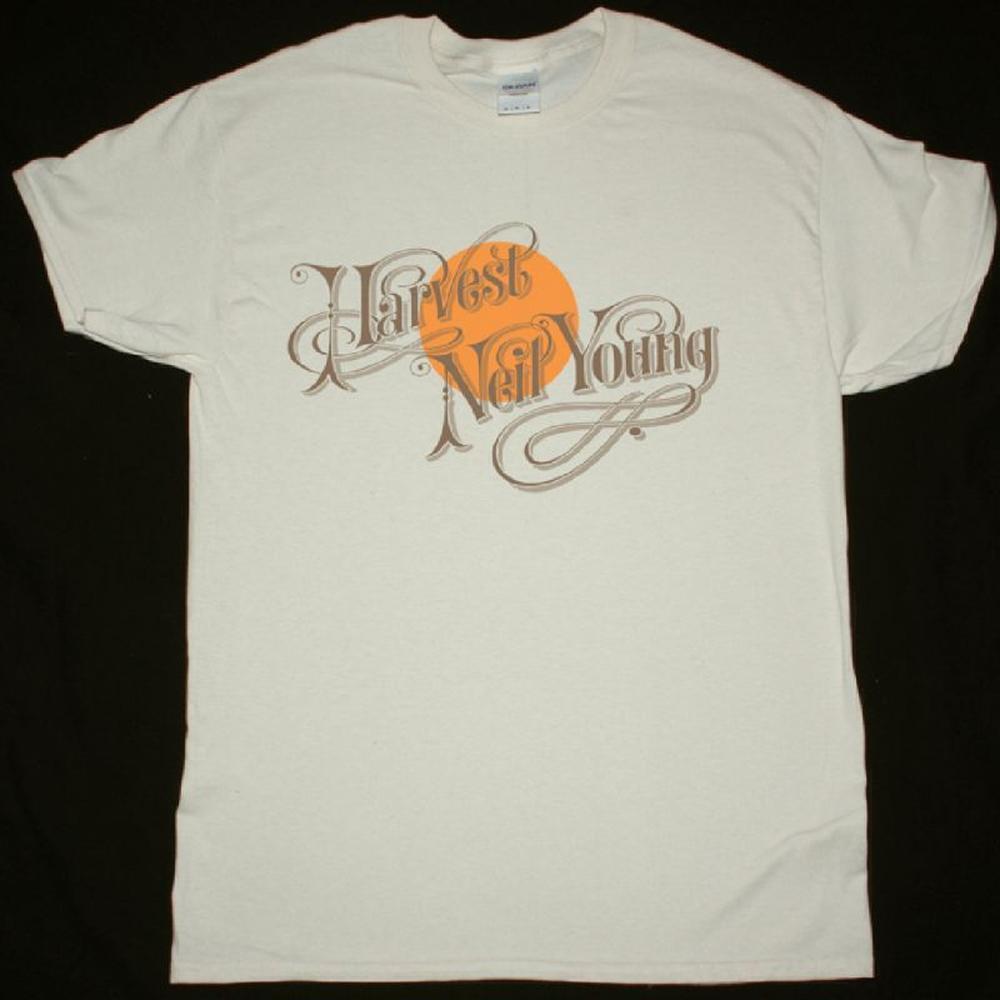 Neil Young Harvest 1972 Retro Music Fan Unisex Tee TShirt